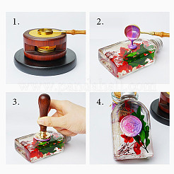 Kits de particules de cire à cacheter pour tampon de sceau rétro&nbsp;DIY-CP0003-54N