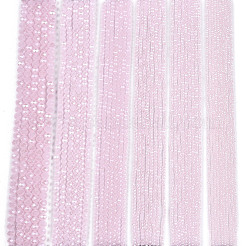 Chapelets de perles en verre électroplaqué&nbsp;EGLA-A044-J3mm-A02