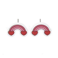 Ohrstecker aus Holz&nbsp;EJEW-M063-01H