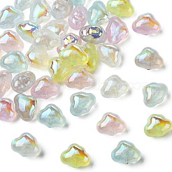 42pcs 7 Farben transparente Acrylperlen&nbsp;MACR-YW0004-68