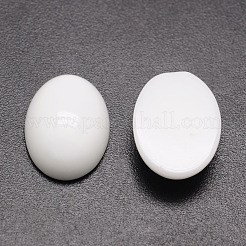 Óvalo cabuchones de jade blanco natural&nbsp;G-K020-20x15mm-12