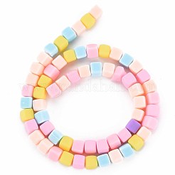 Chapelets de perle en pâte polymère manuel&nbsp;CLAY-T020-09F