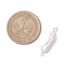 Breloques connecteurs en perles Keshi naturelles&nbsp;PALLOY-JF04238-01