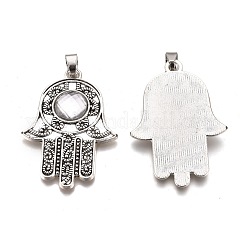 Pendentifs en alliage de style tibétain&nbsp;PALLOY-M191-01AS-RS