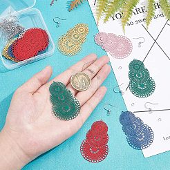 Kit para hacer pendientes colgantes de filigrana&nbsp;DIY-UN0003-33