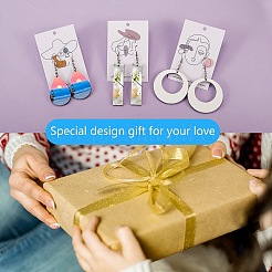 6 juego de 6 estilos para hacer pendientes en blanco por sublimación diy.&nbsp;DIY-SZ0007-74