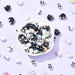 130pcs 3 Arten Handwerksstil Acrylperlen&nbsp;OACR-FS0001-69