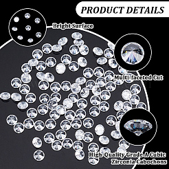 Cabochons en zircone cubique&nbsp;ZIRC-BBC0003-76C