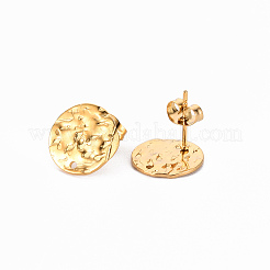 Componenti per orecchini a bottone in acciaio inossidabile 304&nbsp;X-STAS-T052-38C-G