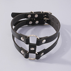 Doppellagiger Beinring aus Kunstleder&nbsp;FS-WG420A0-01