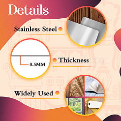 Metallstanzschablonen aus Edelstahl&nbsp;DIY-WH0289-063