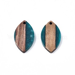 Colgantes de resina y madera de nogal&nbsp;RESI-S389-074