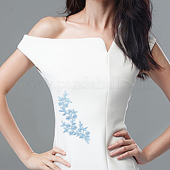 4 pièce de tissu de broderie informatisé en polyester à repasser/coudre sur des patchs&nbsp;PATC-CY0001-80A