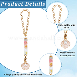 Kits de fabrication de pendentifs pour tasses à eau à faire soi-même&nbsp;DIY-SC0034-18