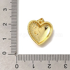 Pendentifs en laiton zircon cubique transparent&nbsp;KK-M297-26G