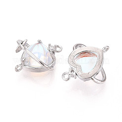 Ciondoli con connettore a forma di cuore&nbsp;KK-N267-04G