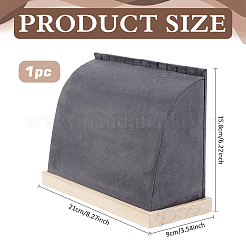 Porta collane con schienale inclinato in legno&nbsp;NDIS-WH0001-16A