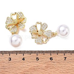 Messing micro pave klare zirkonia anhänger&nbsp;CU-CBA3371-10G