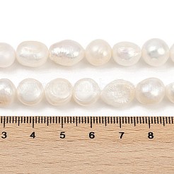 Brins de perles de culture d'eau douce naturelles&nbsp;PEAR-P064-20L-01A