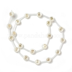 Naturali di acqua dolce perline shell fili&nbsp;BSHE-B005-13E