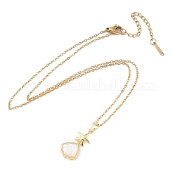 201 collane a catena in acciaio inossidabile&nbsp;NJEW-P309-19B-G