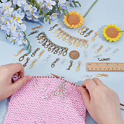 33 Stück DIY-Strickwerkzeug-Sets Nummer 0~9&nbsp;HJEW-BC00067