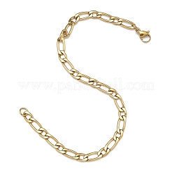 Ionenplattierung (IP) 304 Edelstahl Figaro Kettenarmbänder&nbsp;BJEW-I274-03G
