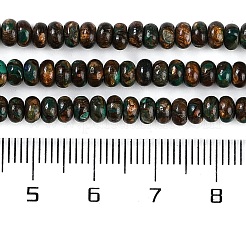 Zusammengesetzte Stränge natürlicher Malachit- und Bronzitperlen&nbsp;G-A230-C02-01