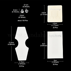 60 Stück 3 Stile Papier-Ausstellungsständer-Karten-Sets&nbsp;FIND-FS0001-43