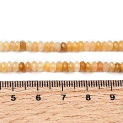 Natürlichen Topas Jade Perlen Stränge&nbsp;G-G343-A03-2x4mm