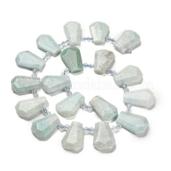 Natur Amazonit Perlen Stränge&nbsp;G-H078-A06-01