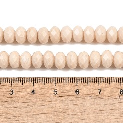 Natürliche versteinerte Holzperlen Stränge&nbsp;G-C259-A30-5x8mm