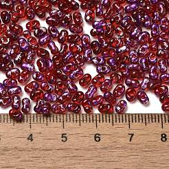 Spray bemalte Glasperlen&nbsp;SEED-F005-06A-03