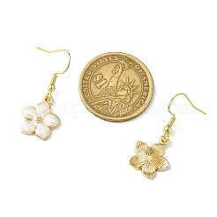 Ohrhänger aus Emaille mit Blumenlegierung für Damen&nbsp;EJEW-JE06156