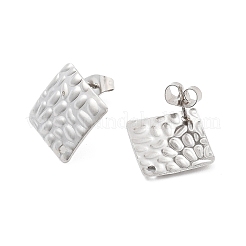 Apprêt pour boucles d'oreilles à tige en acier inoxydable 304&nbsp;LS-STAS-Z091-02P-01