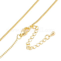 Colliers à pendentif en laiton plaqué avec nœud en forme de cœur&nbsp;NJEW-S423-02G