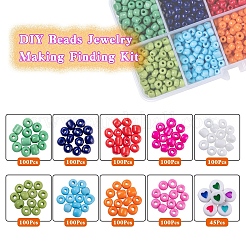 Kit de recherche de fabrication de bijoux en perles de bricolage&nbsp;DIY-YW0005-13