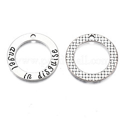 Tibetischer stil Aluminium Anhänger & Charms&nbsp;LS-TIBEP-N008-176