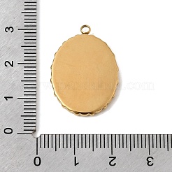 304 Edelstahl-Emaille-Anhänger&nbsp;STAS-B128-35G