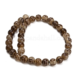Estilo tibetano dZi abalorios hebras&nbsp;GG-CBA4812-B04-10MM