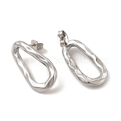 Anlaufgeschützte Ohrstecker aus 304 Edelstahl für Damen&nbsp;EJEW-I281-38P
