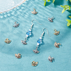18 breloque en laiton micro pavé bleu en zircone cubique&nbsp;FIND-AR0002-01