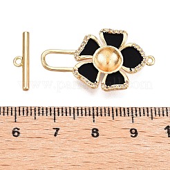 Fermagli a barilotto verniciati a spruzzo in stile opaco in ottone&nbsp;KK-N054-156G