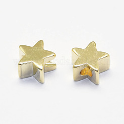 Perles en laiton plaqué durable&nbsp;KK-K193-A-056G-NF