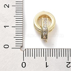 Messing micro pave klare zirkonia anhänger&nbsp;ZIRC-L104-008G