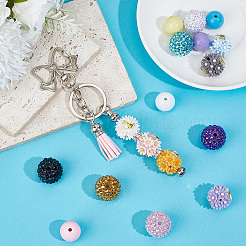 6 Stück 6 Farben handgefertigte Polymer Clay Perlen&nbsp;CLAY-PA0001-47