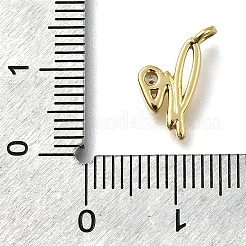 Pendentifs avec zircon cubiques à micro-pavés en laiton&nbsp;KK-B132-12G-H