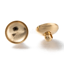Perle pendenti in ottone con cappuccio&nbsp;KK-H759-30B-G