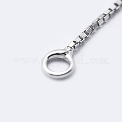 Catena a maglie larghe in argento sterling rodiato anti-ossidazione 925&nbsp;STER-K171-10P