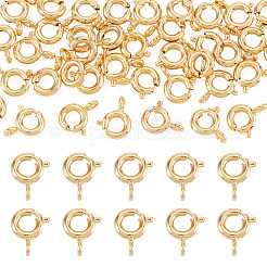 40pcs fermoirs à ressort en laiton&nbsp;KK-TA0008-85G-01